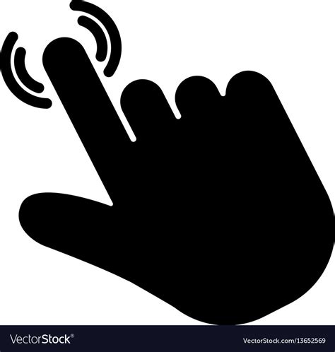 Cursor Hand Icon Royalty Free Vector Image Vectorstock