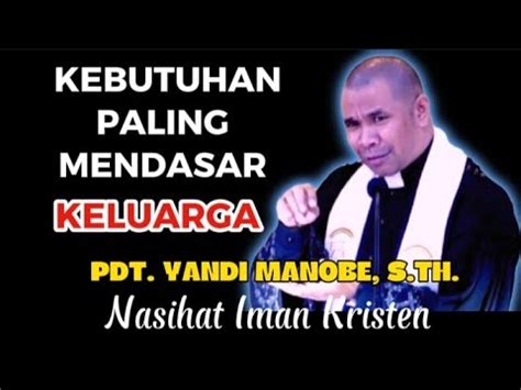 TIPS BAHAGIA DIDALAM TUHAN PDT YANDI MANOBE S TH KHOTBAH INSPIRATIF