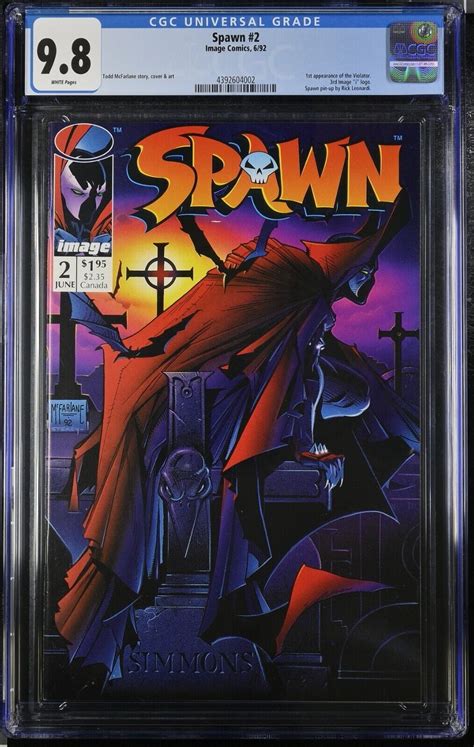 Spawn Cgc Graded Image Comics Mcfarlane St Appearance