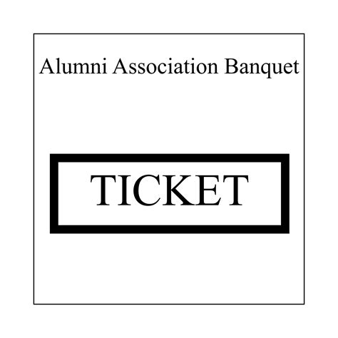 Alumni Banquet Ticket