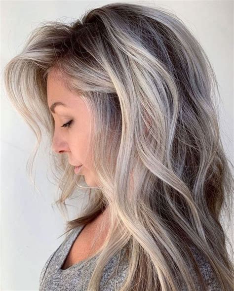 Balayage Cheveux Gris Les Plus Beaux Mod Les