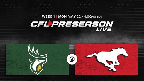 Cfl On Twitter How To Watch Todays Preseason Matchup 1 Cfl