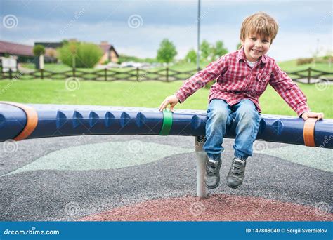 Preschool Boy Smiling And Posing For Kindy Portraits Royalty Free Stock