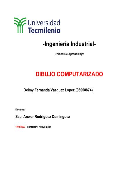 DFVL ACT1 DC buenos Ingeniería Industrial Unidad De Aprendizaje