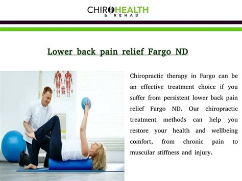 Ppt Lower Back Pain Relief Fargo Nd Powerpoint Presentation Free