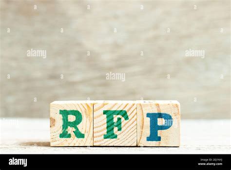 Alphabet Letter Block In Word Rfp Abbreviation Of Request For