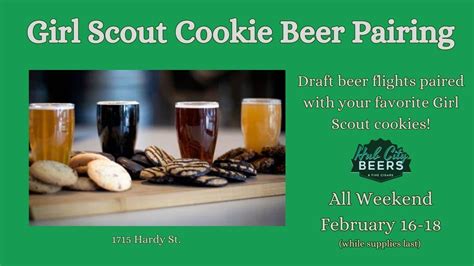 Girl Scout Cookie Beer Pairing At Hub City Beers Hub City Beers Hattiesburg February 16 To