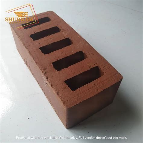 Exposed Perforated Red Clay Brick Hole In X In X In At Best