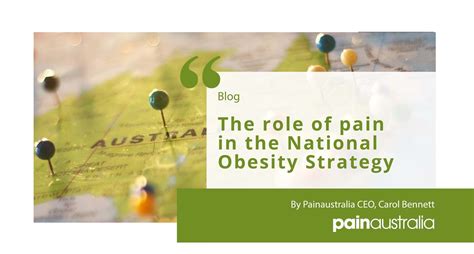 The Role Of Pain In The National Obesity Strategy Painaustralia