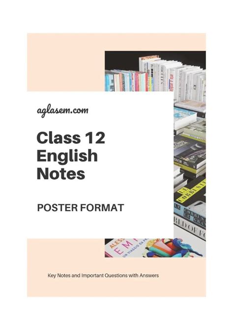 Poster Making Format Notes For Class 12 English Pdf Oneedu24