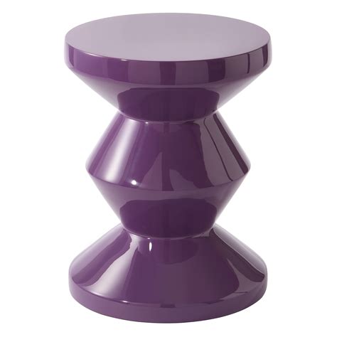 Tabouret Zig Zag Pols Potten Violet Made In Design