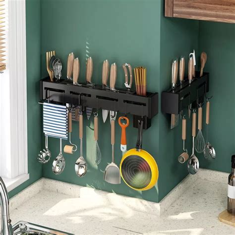 Cm Cm Knife Holder Knife Rack Wall Mounted Kitchen Organizer