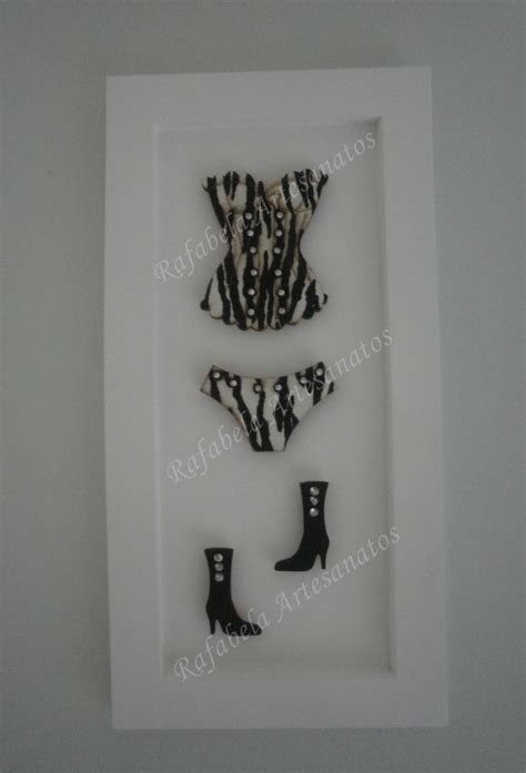 Rafabela Artesanatos Quadros De Lingerie Em Mdf