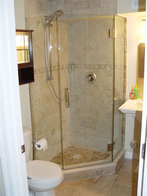 Tiled Corner Shower Neo Angle Shower Doors Corner Shower Bathroom