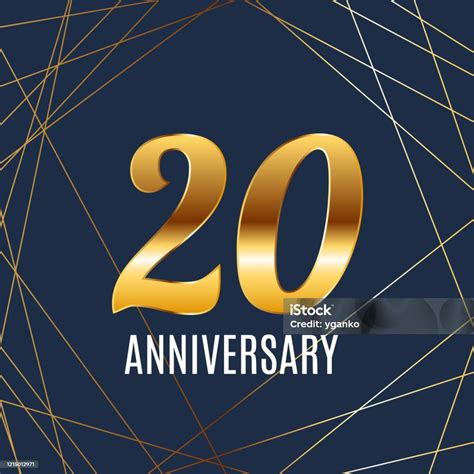 Merayakan 20 Desain Template Lambang Anniversary Dengan Latar Belakang