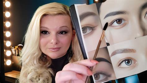 Asmr The Gentle Lady Does Your Eyebrows In The Makeup Salon 🖌️personal