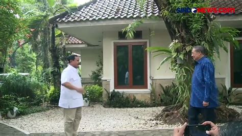 Jelang Pendaftaran Ke KPU Prabowo Temui SBY Di Cikeas Video Dailymotion