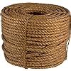 Ateret Inch X Feet Twisted Manila Rope Strand Natural Fiber