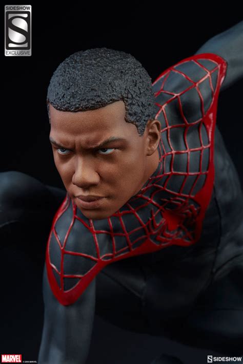 Sideshow Miles Morales Spider-Man Exclusive Statue Up for Order ...