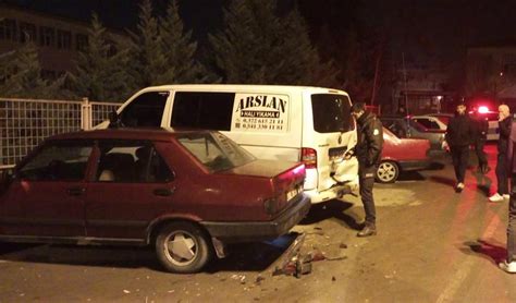 Ehliyetsiz alkollü şahıs park halindeki 3 araca çarptı Zonguldak