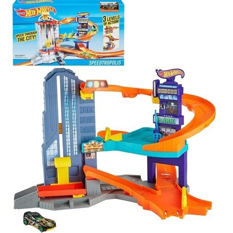Hot Wheels Tor Gara Duzy Winda Parking Poziomy Oficjalne Archiwum Allegro