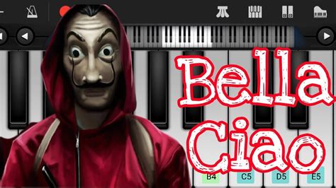 Bella Ciao Money Heist Theme Music Easy Piano Youtube