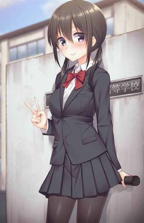 Fondos De Pantalla Chicas Anime Anime Colegiala Uniforme Escolar The Best Porn Website