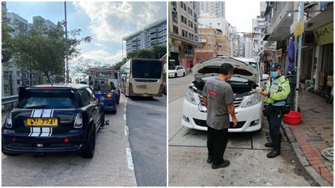 警打擊違泊亂過馬路 發近2000張牛肉乾拖走18部車