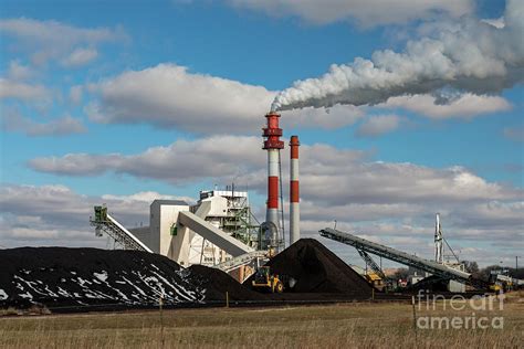 Coal Fired Power Plant 5 By Jim Westscience Photo Library