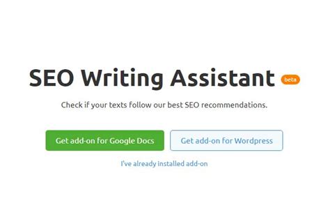 SEMrush S SEO Writing Tool Google Docs SEO Master