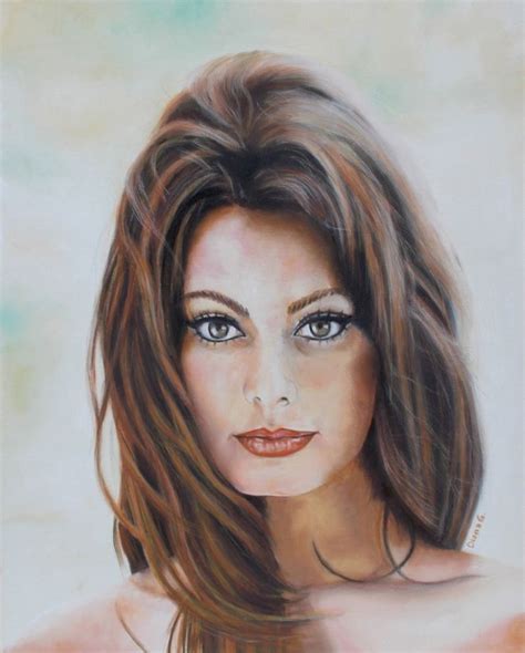 Sophia Loren By Artistica Sophia Loren Celebrity Portraits Star Art