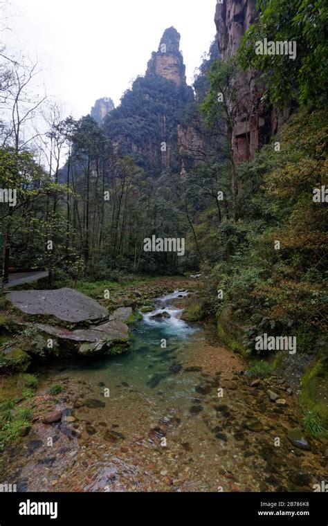 Avatar Mountains in Zhangjiajie Stock Photo - Alamy