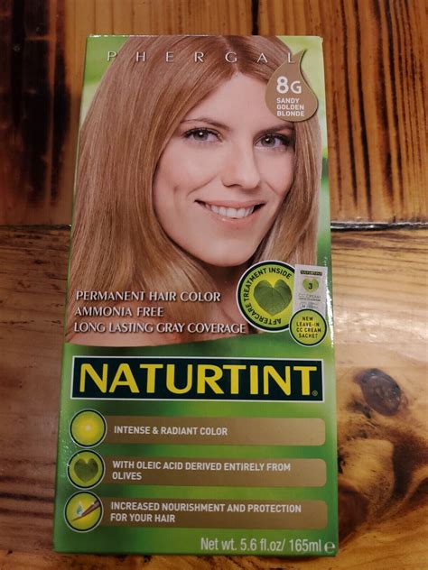 Naturtint Permanent Long Last Hair Color Gel G Sandy Golden Blonde