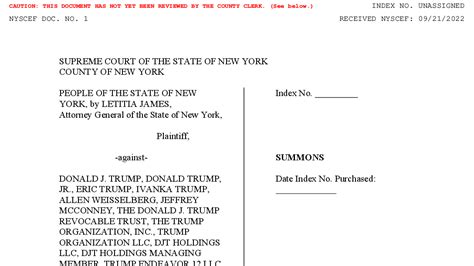 Read Letitia Jamess Lawsuit Against Donald Trump The New York Times