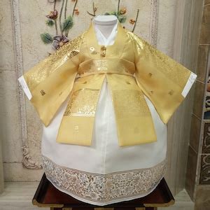 Premium Hanbok Age Dol Party Baby Girl Korea Traditional Dress Wonsam