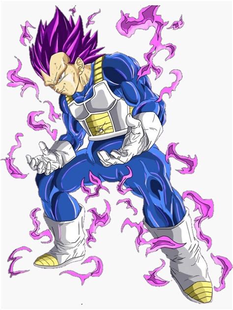 Vegeta Ultra Ego Sticker For Sale By ZORO DESIGN Redbubble