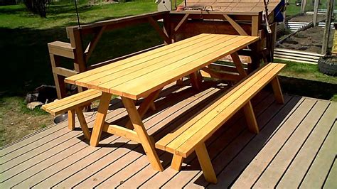 Picnic Table Diy Youtube