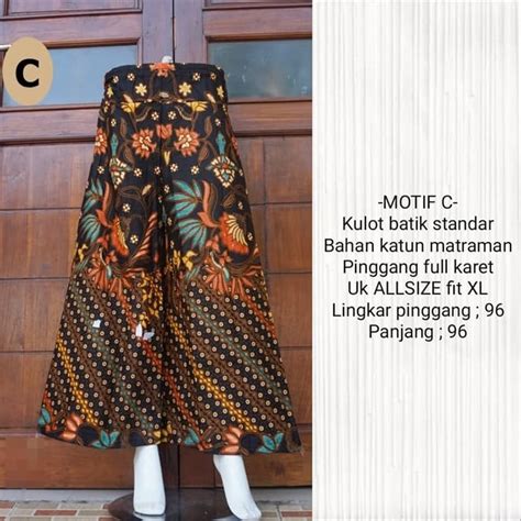 50 Celana Kulot Batik Shopee