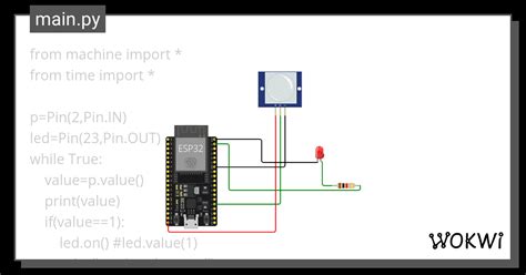 Let Us Automateled With Pir Micro Python Wokwi ESP32 STM32 Arduino