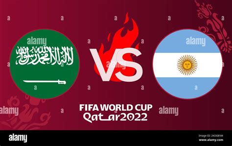 Argentina Vs Saudi Arabia Soccer Match Fifa World Cup Qatar