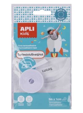 Linha Termoadesiva Para Tecido - Fita termoadesiva Apli para marcar tecidos 3mt x 1cm
