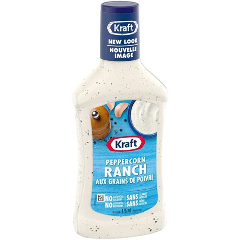 Kraft Aderezo De Peppercorn Ranch 161 Fl Oz Importado De Canadá Yaxa