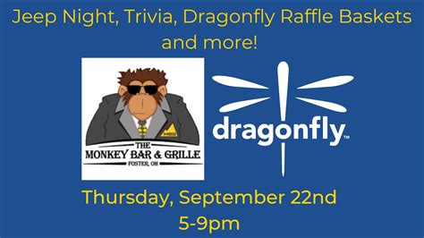 Monkey Bar And Grille Fundraiser The Dragonfly Foundation