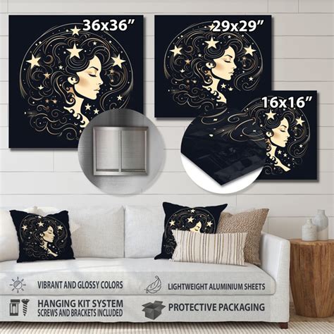 Trinx Astrological Stargazer V Astrology Metal Wall Decor Wayfair