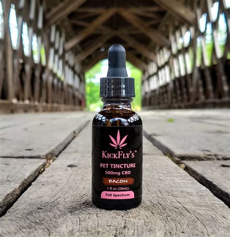 500mg Cbd Pet Tincture Bacon Flavor