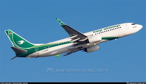 Yi Asw Iraqi Airways Boeing Z Wl Photo By Mehmed Bekir Cakmak