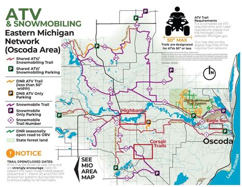 Atv And Snowmobile Trails Oscoda Michigan