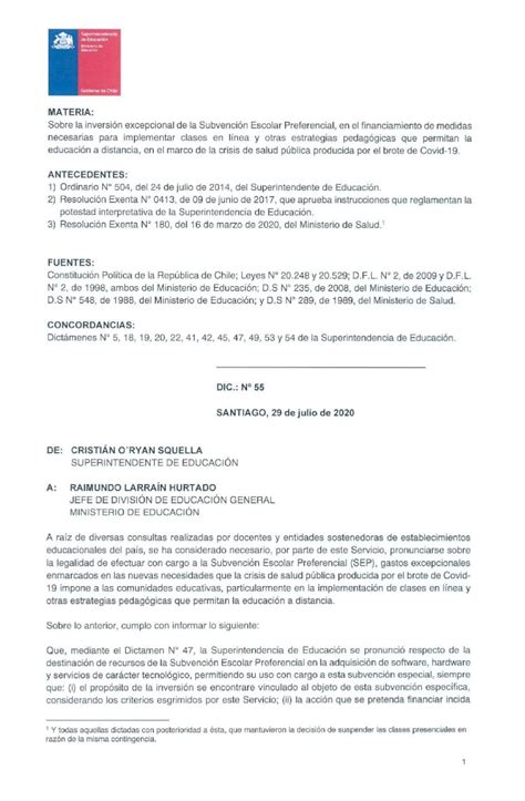 Pdf Rmponiente Redfuturotecnico Cl Sobre La Inversi N Excepcional