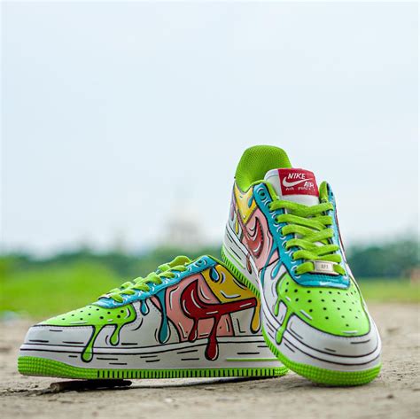 Drip Air Force 1 Custom Unisex Sneaker Personalized Shoes KingShooz