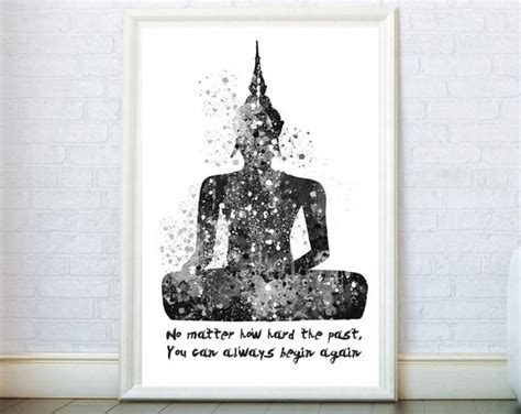 Buddha Poster Quotes print. Buddha Quote Wall Art Meditation | Etsy